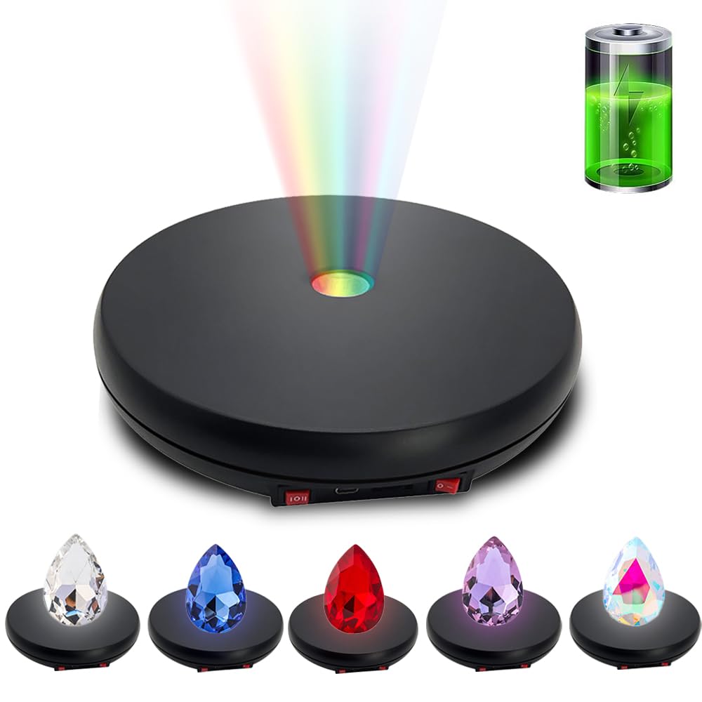 JAYEGT Motorized Rotating Display Stand with LED Light 10 - JAYEGT Official Imagery - 8