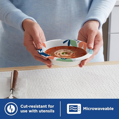 Dixie Small Paper Bowls 10 Oz, 72 Count, Disposable Bowls, Great - Product Imagery
