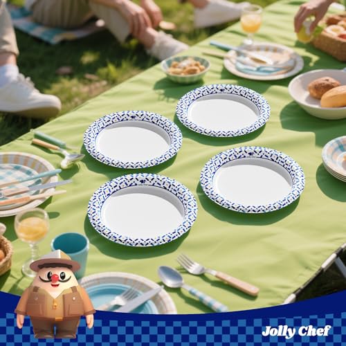 10 Inch Paper Plates 140 Count, Soak-Proof, Cut Proof, - Product Imagery