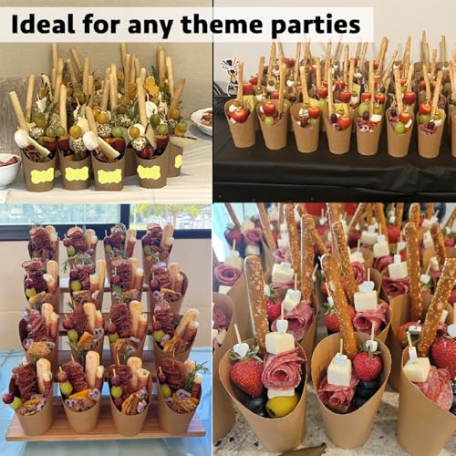 CAMKYDE 50 Pcs 12oz Disposable Charcuterie Cups for All Occasions - Product Imagery