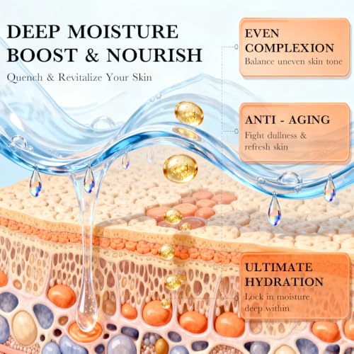 6-Pc 5X Vitamin C Skincare Set-Brightening Face Routine Box Gift - Product Imagery