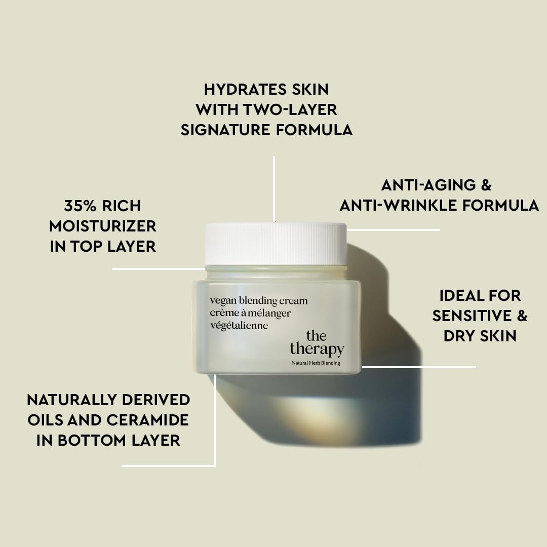 The Face Shop The Therapy Vegan Blending Cream Face Moisturizer - The Face Shop