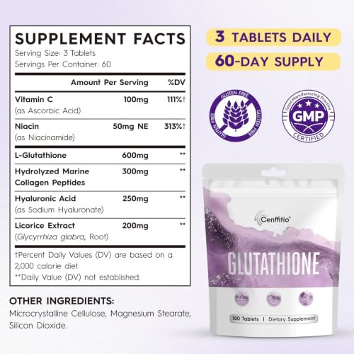 Glutathione Supplement - Product Imagery