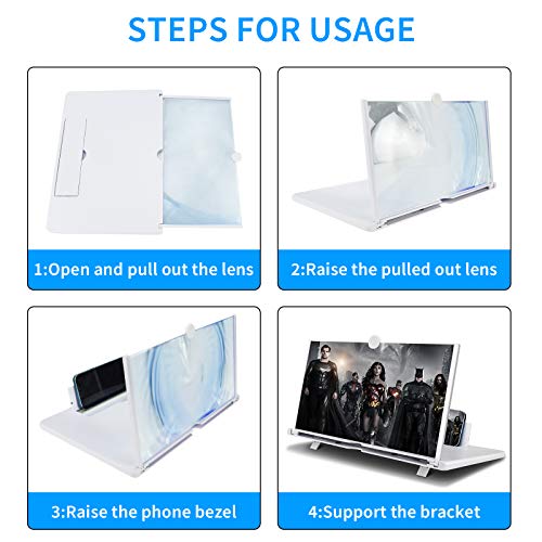 16 inch Screen Magnifier for Cell Phone 3D Magnifier Screen - Product Imagery