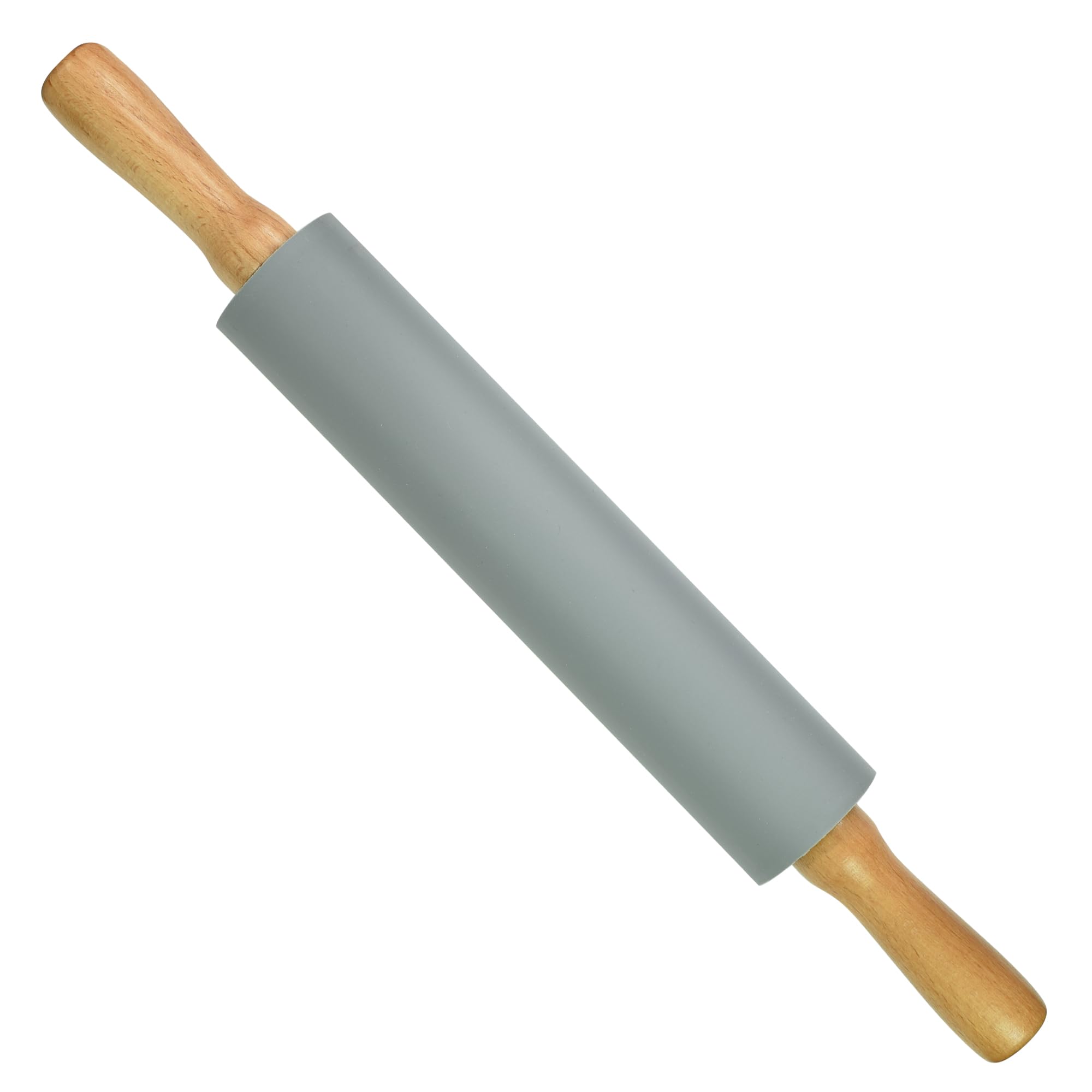 R&M 17 Inch Silicone Rolling Pin, Large Barrel 9.75 Inches Long, 2 Inc - View 1