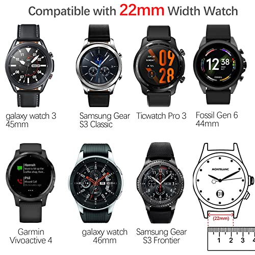6 Pack Watch Bands Compatible with Samsung Galaxy Watch 3 - Product Imagery