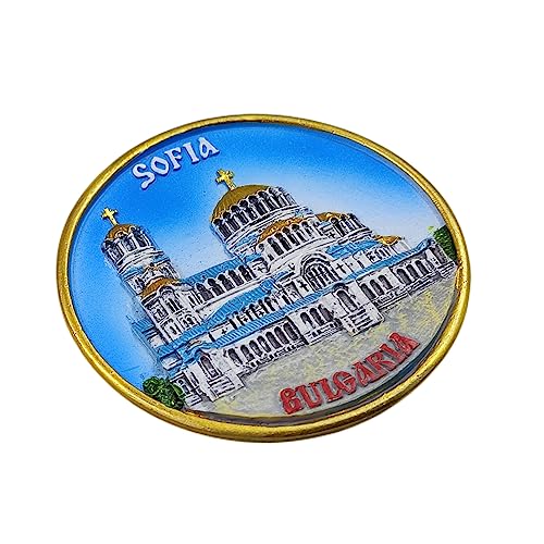 3D Sofia Bulgaria Fridge Magnet Souvenir Gift,Resin Handmade - Product Imagery