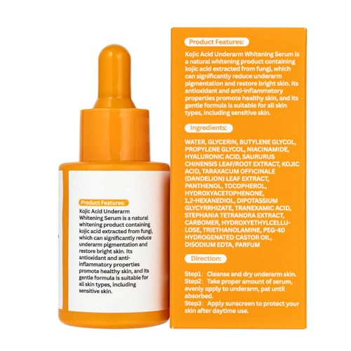Kojic Underarm Brightening Serum with Niacinamide for Elbows, - Product Imagery