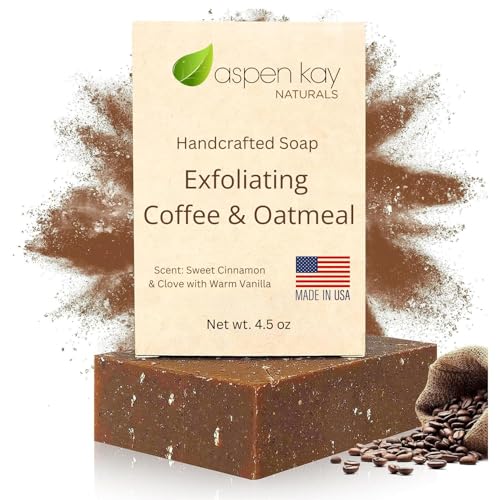 Aspen Kay Naturals Coffee & Oatmeal Exfoliating Soap, Natural & Organic Coffee - Aspen Kay Naturals Official Product View 1