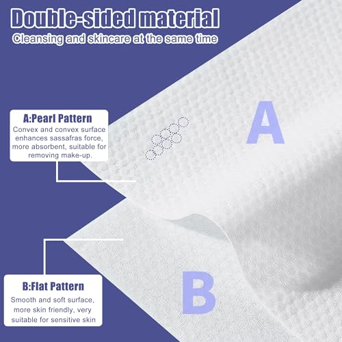 100 Count Face Towels Disposable, Clean Towels (1 Pack) - Product Imagery