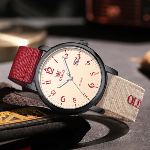 OLEVS Watch for Men Women - Easy Read Large Number Dial Analog - Product Imagery