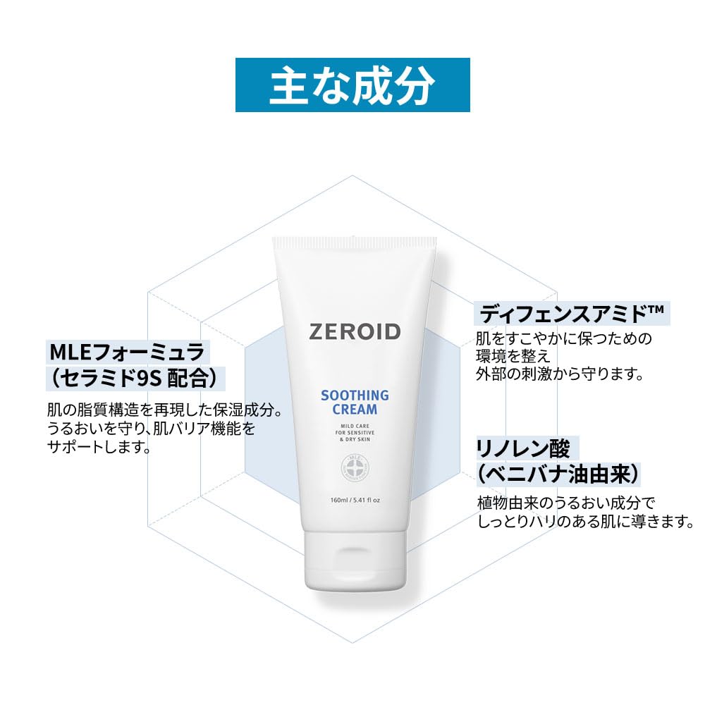 ZEROID Soothing Cream 2 7 fl oz - ZEROID Official Imagery - 7