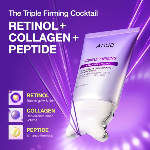 ANUA Collagen Retinol Refining Gua Sha Cream, 2.7 fl.oz | Neck - Product Imagery