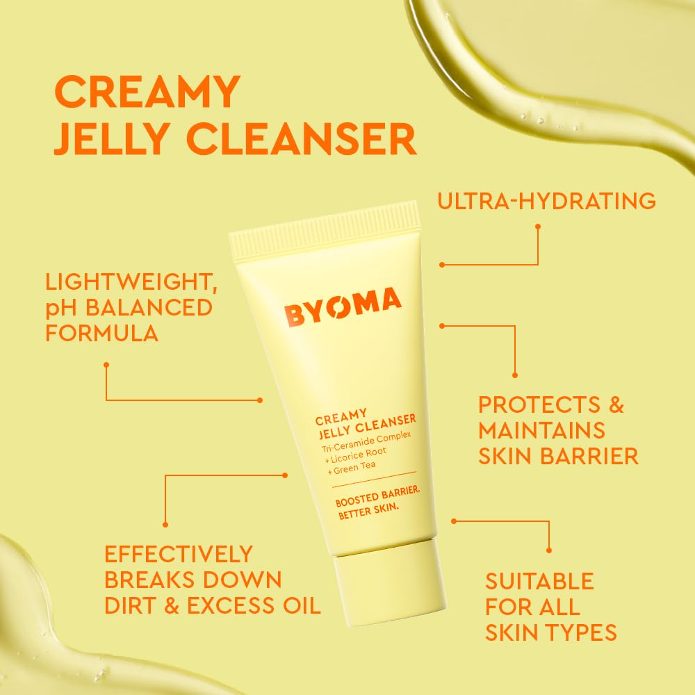 BYOMA So Hydrated Set – Jelly Cleanser, Hydrating Serum, Gel - BYOMA