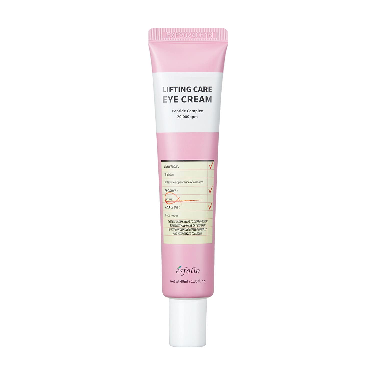 Esfolio Lifting Care Collagen &amp; Peptide Eye Cream for - esfolio