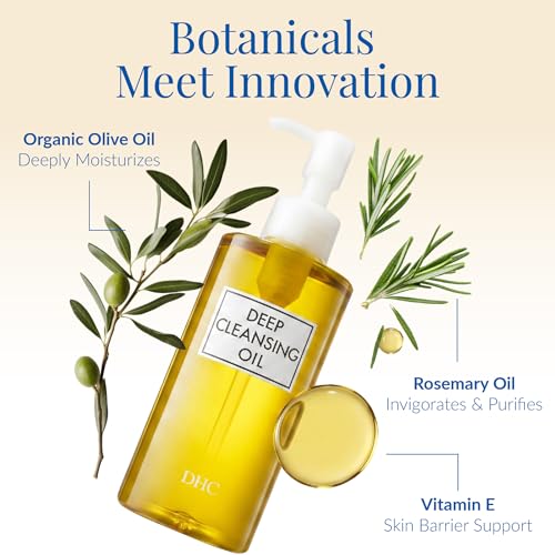 DHC Deep Cleansing Oil, Makeup Remover, Gentle Oil Cleanser, 6.7 - Product Imagery