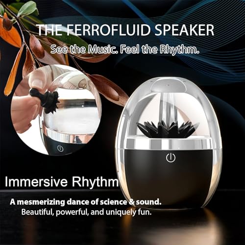Dancing Ferrofluid Speaker,Magnetic Fluid Bluetooth Music Mate - Product Imagery