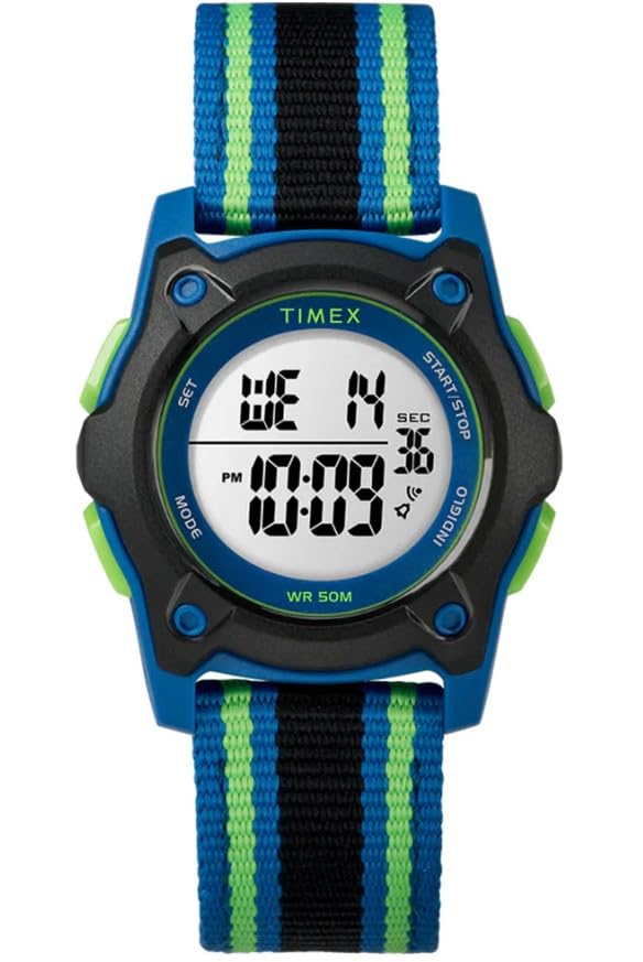 Timex TIME Machines® 29mm Elastic Fabric Kids Watch - View 1