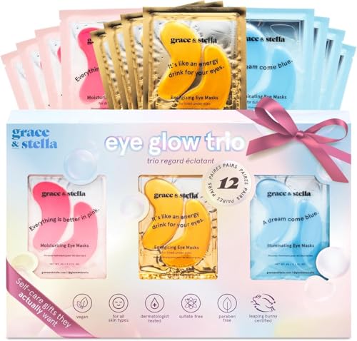 grace & stella Under Eye Patches Eye Masks for Puffy Eyes and... - Product Imagery