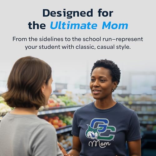 Sport Your Gear NCAA College Mom T-Shirt, Officially Licensed - Product Imagery