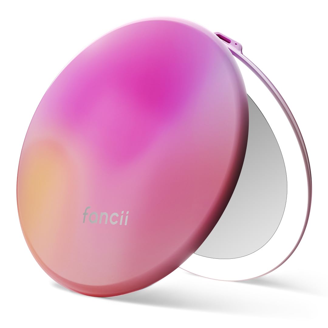 Fancii Taylor LED Lighted Travel Makeup Mirror Rechargeable - Fancii Official Imagery - 2