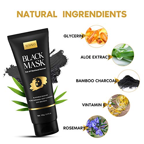YLNALO Blackhead Remover Mask Kit, Charcoal Peel Off Facial Mask - Product Imagery