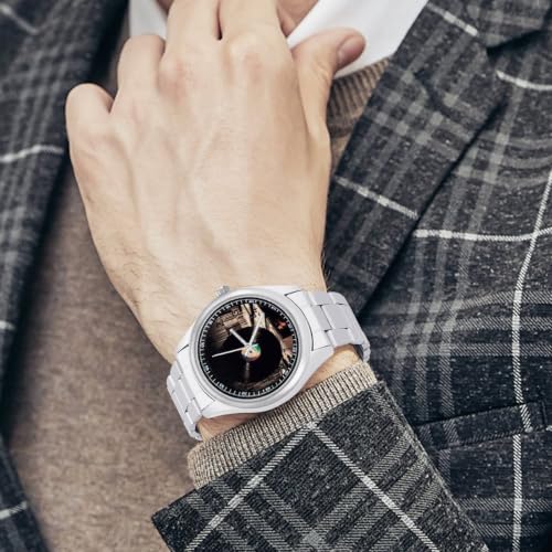 Minimalist Vinyl Records Watch for Men Women - Product Imagery