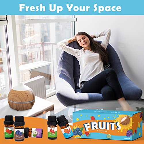 Fruity Fragrance Oil, Holamay Premium Fruit Essential Oils for - Product Imagery