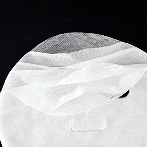100 Pcs DIY White Color Natural Spa Skin Care Skin Fiber Paper - Product Imagery