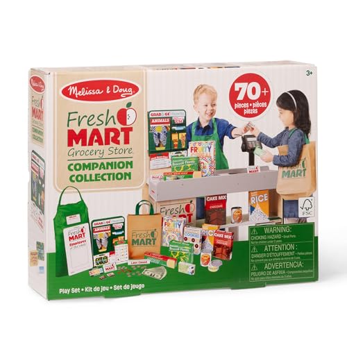Melissa & Doug Fresh Mart Companion Set, Grocery Store Pretend - Product Imagery