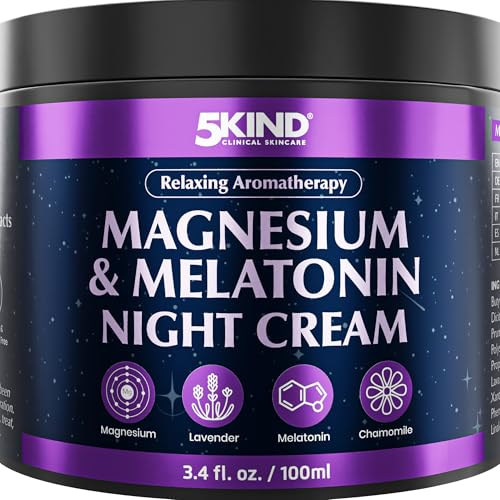 5Kind Melatonin & Magnesium Sleep Cream 3.4 floz Magnesium - Product Imagery