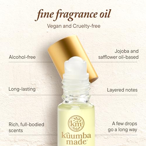 Kuumba Made Arabian Rose Fragrance Oil Roll-On, Alcohol-Free, - Product Imagery