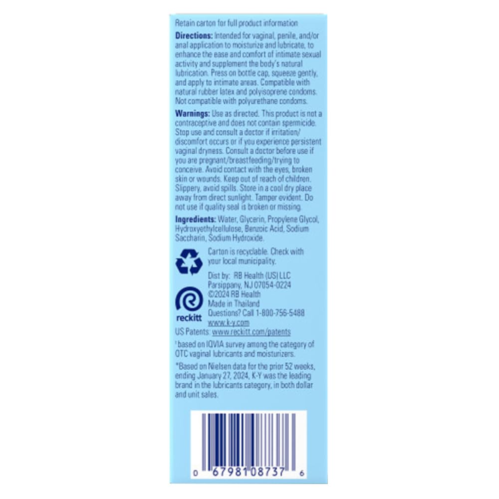 K Y Ultragel Premium Water Based Body Friendly Formula - K-Y Official Imagery - 4