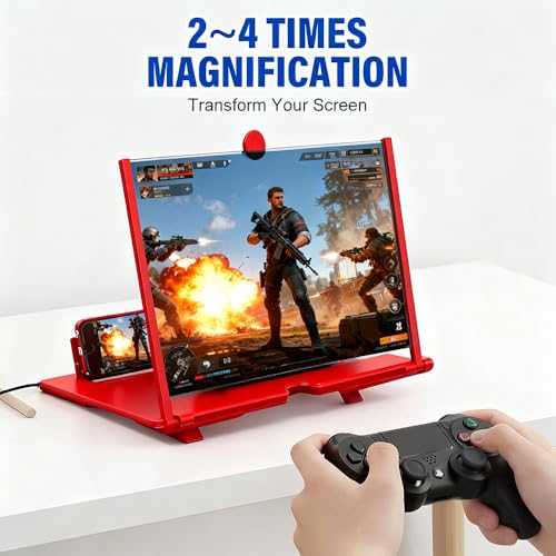 Screen Magnifier for Cell Phone,2026 Upgrade 3D HD Mobile Phone - Product Imagery