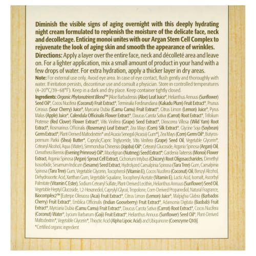 Eminence Monoi Age Corrective Night Cream for Face and Neck, 2 - Product Imagery