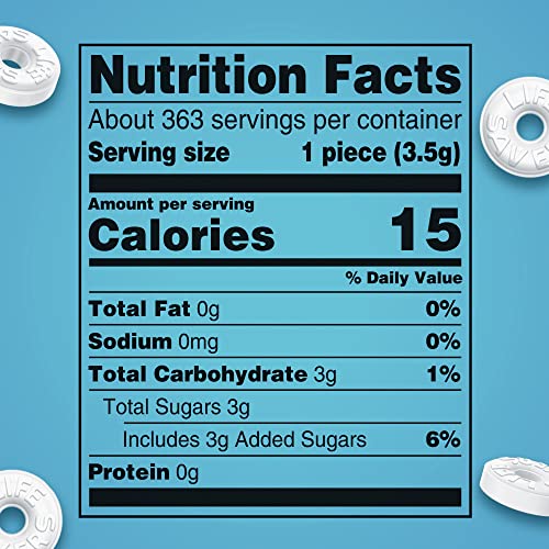 LIFE SAVERS Pep O Mint Hard Candy, Individually Wrapped, Party - Product Imagery