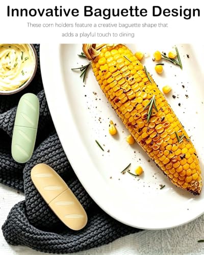 3 Pack Corn Holders with Magnet, Heat Resistant Corn On The Cob - Product Imagery