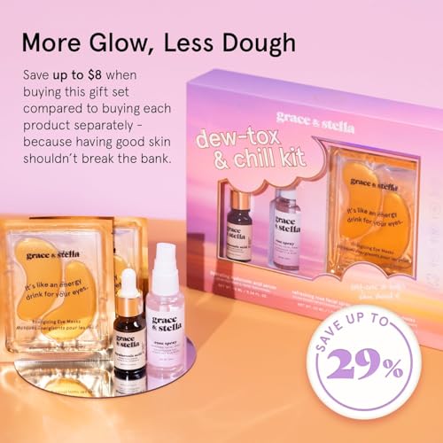 grace & stella Award-Winning Skin Care Set - Gifts for Women - Product Imagery