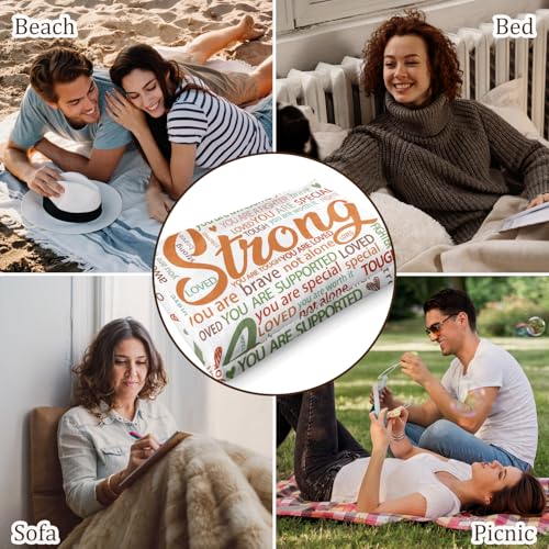 Super Soft Hug Blanket – Inspirational Get Well Soon Gift for - Product Imagery