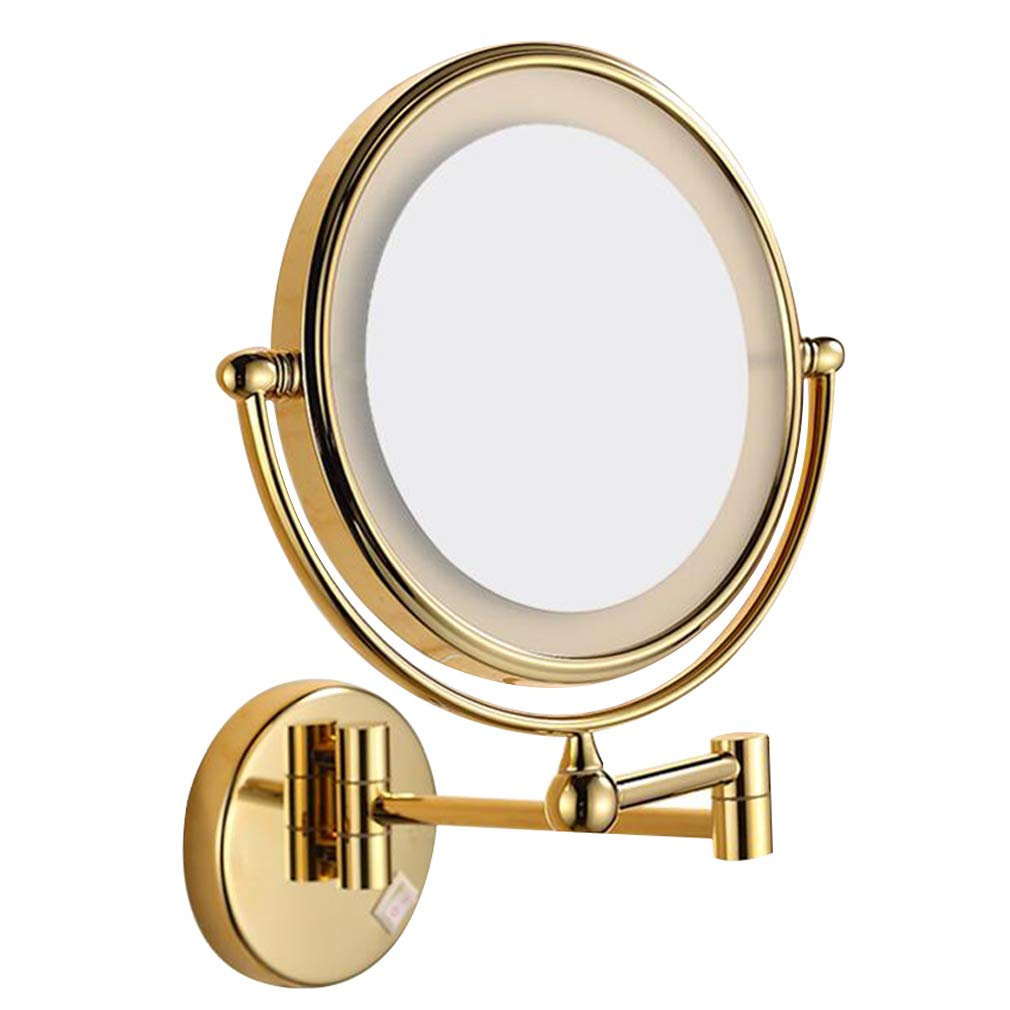 Makeup Vanity Mirror LED Lighted Two Sided Bathroom Mirror - VHFXZFLZ Official Imagery - 1