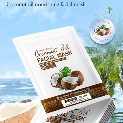 iiniim Nourishing Coconut Facial Mask Pack of 5 Hydrating - Product Imagery