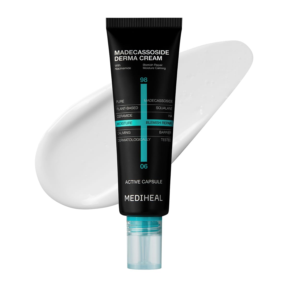 MEDIHEAL Madecassoside Derma Cream for Blemish Repair & Calming (50ml) - MEDIHEAL Official Product View 2