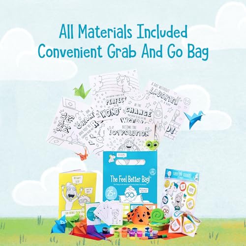 Feel Better Activity Bag + ABC Emotions Dry Erase Flash Cards - Product Imagery
