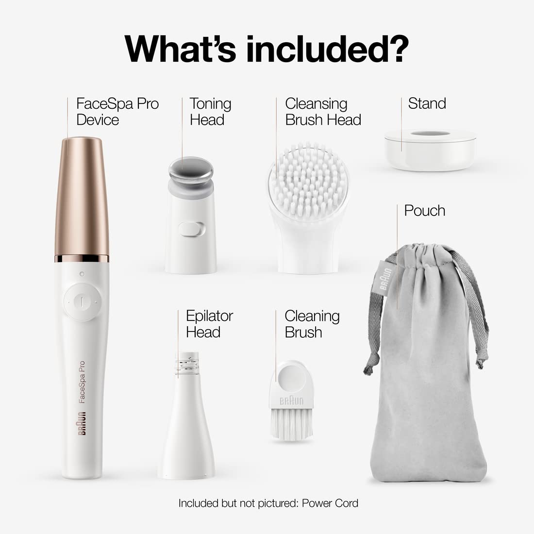 Braun Face Epilator Facespa Pro 911 Facial Hair Removal for - Braun Official Imagery - 3