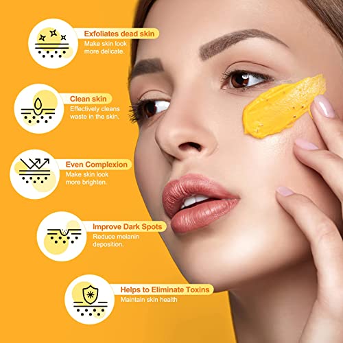 Vitamin C Turmeric Face Scrub Facial Scrub Exfoliating Dark Spot - Product Imagery
