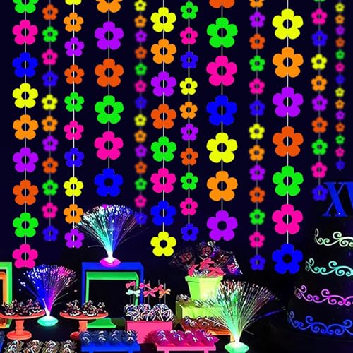 120feet Glow in The Dark Party Supplies Decoration Neon Garland - Product Imagery