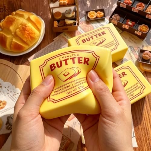 Butter Squishy Bread Viral Slow Rising Squishy, 2026 New Cute - Product Imagery