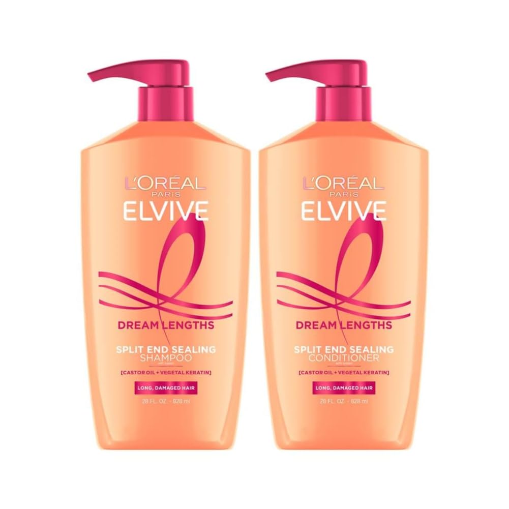 Elefair Tech L'Oreal Paris Elvive Dream Lengths Shampoo and Conditioner Set, - Elefair Tech Official Product View 2