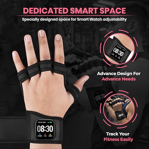 Workout Gloves for Men & Women, Smartwatch Compatible Ventilated - Product Imagery