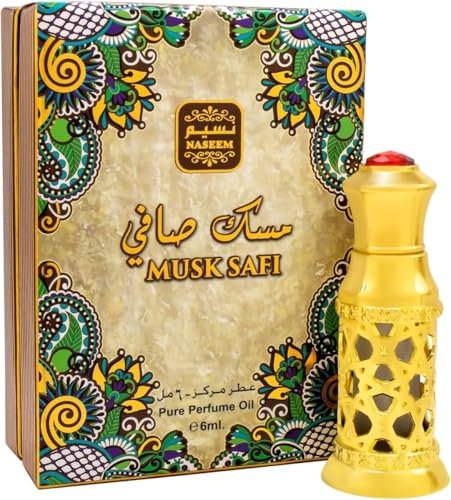 NASEEM Musk Safi (6ml) Attar Perfume Oil for Men & Women | Rich - Product Imagery
